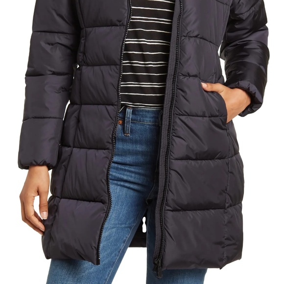 NWT Save the Duck Taylor Hooded Puffer Coat Evergreen Sz S - Picture 9 of 12